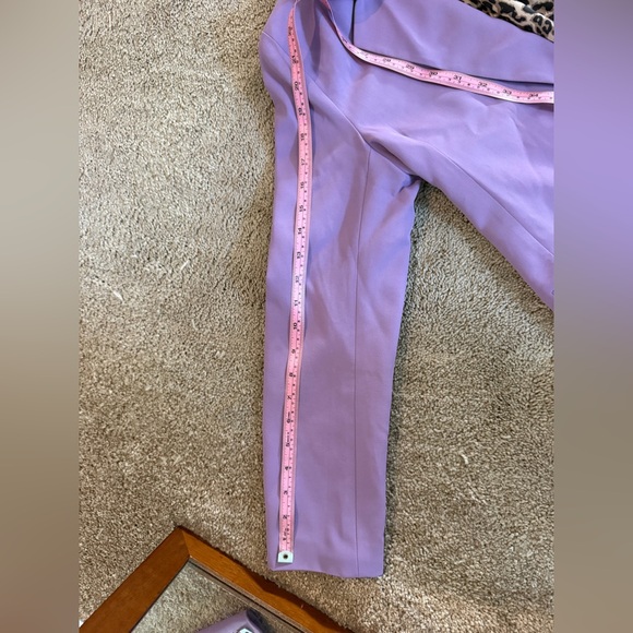 Purple blazer satin leopard lining real pockets - Picture 10 of 10